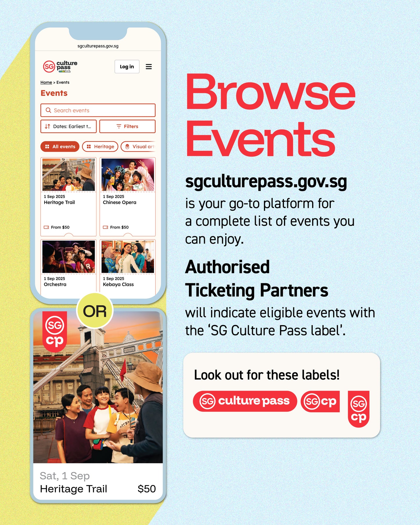 SG Culture Pass Profile Setup