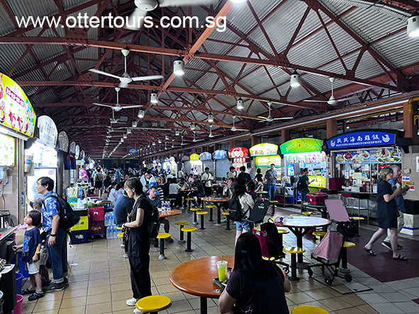 ChinaTown, Seafood Dinner at Popular Hawker Centre and Singapore River Cruise (Half Day Tour Package)