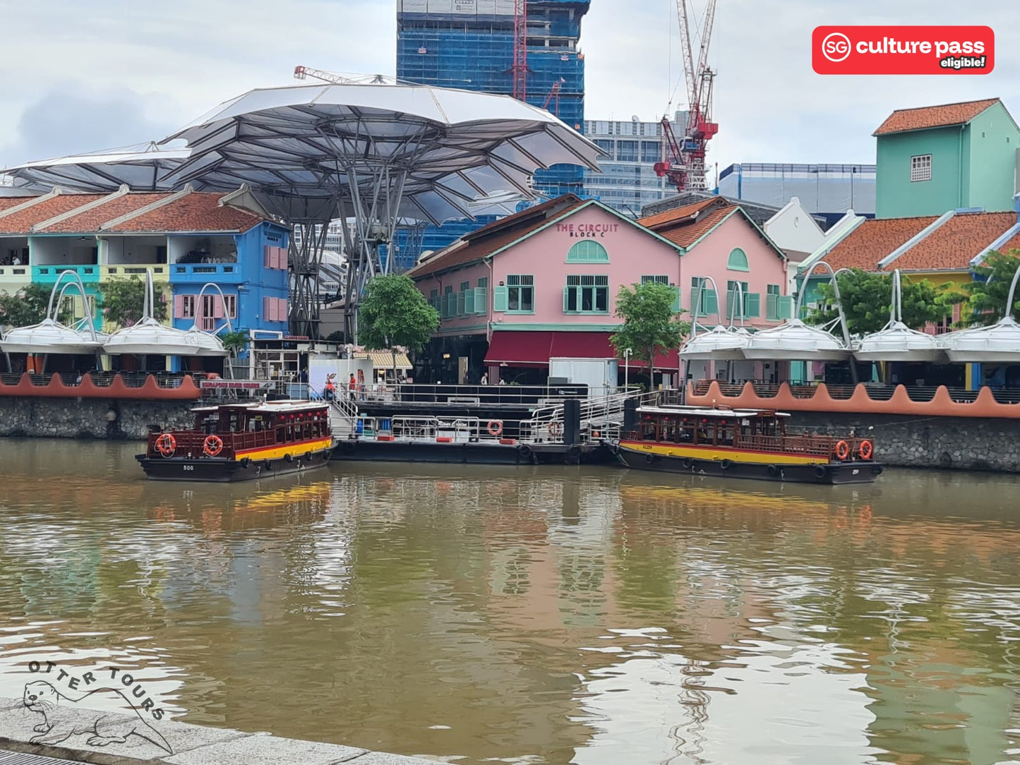 3-Hour Chinatown Street Mural, Food Heritage & Singapore River Cruise tour