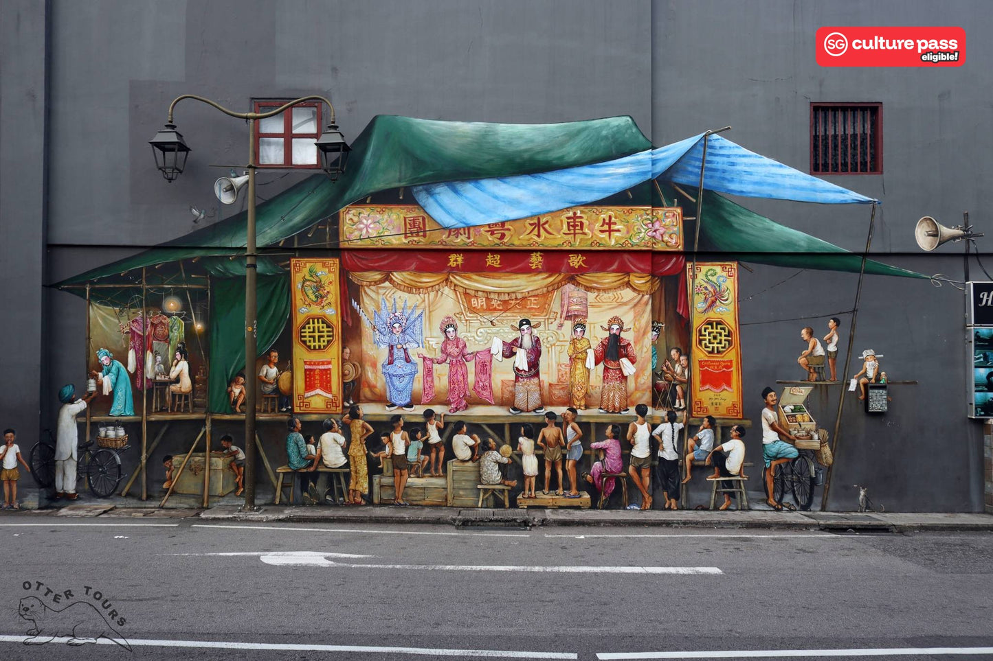 3-Hour Chinatown Street Mural, Food Heritage & Singapore River Cruise tour